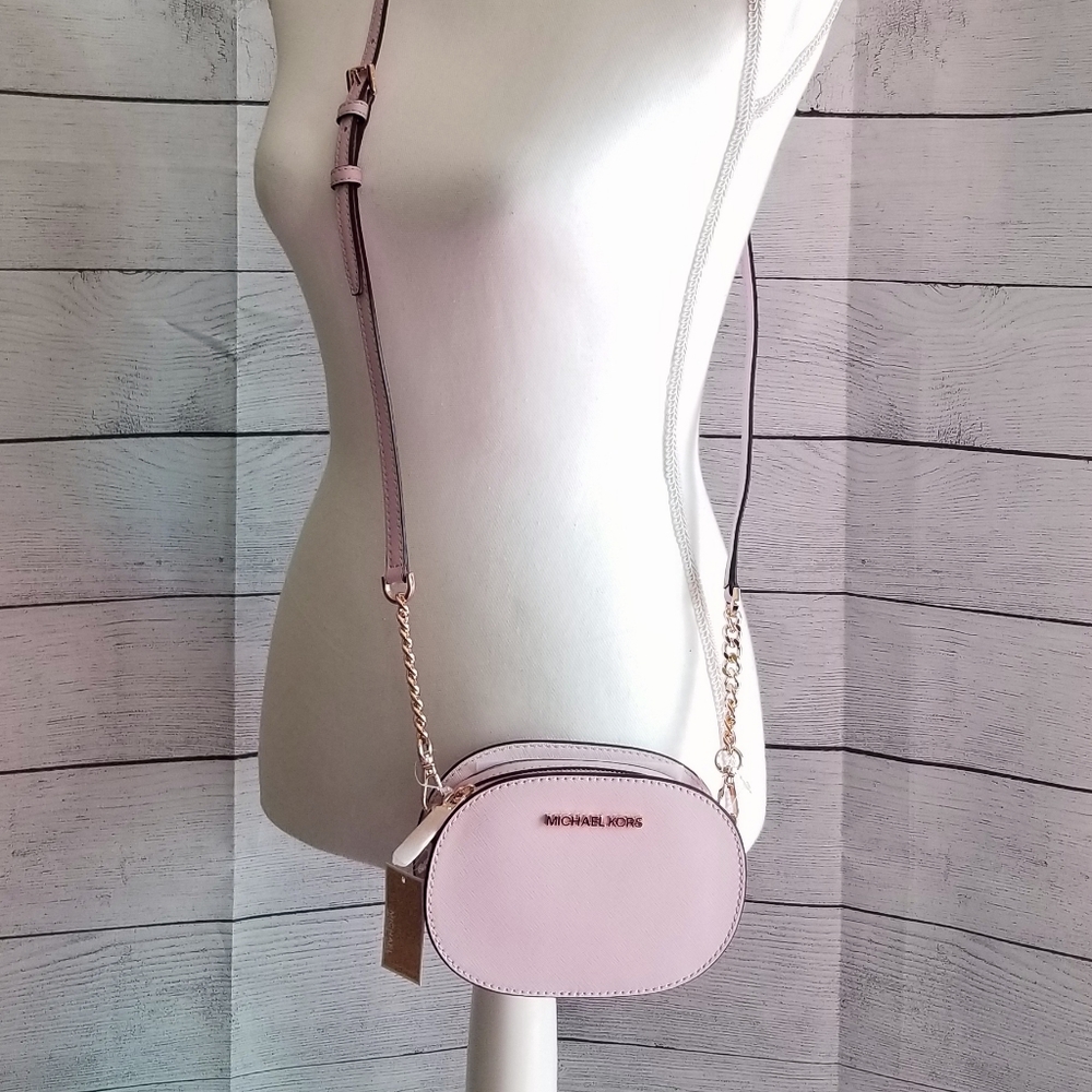 NWT Jet Set Saffiano Leather Convertible Crossbody - Picture 2 of 6